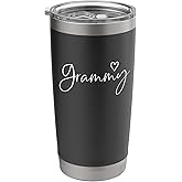 Grammy Gifts For Women Grandma Heart Mother's Day Grammy Stainless Steel Insulated Tumbler