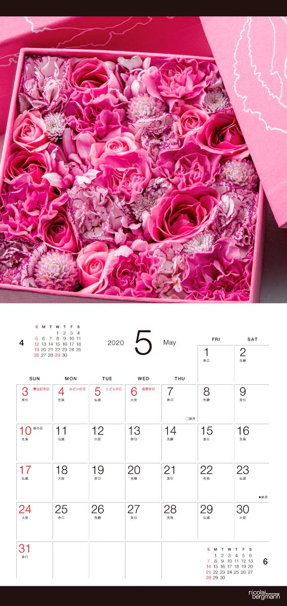 Mua Nicolai Bergmann Flower Box Calendar ニコライ バーグマン フラワーボックス カレンダー インプレスカレンダー Tren Amazon Nhật Chinh Hang 21 Fado