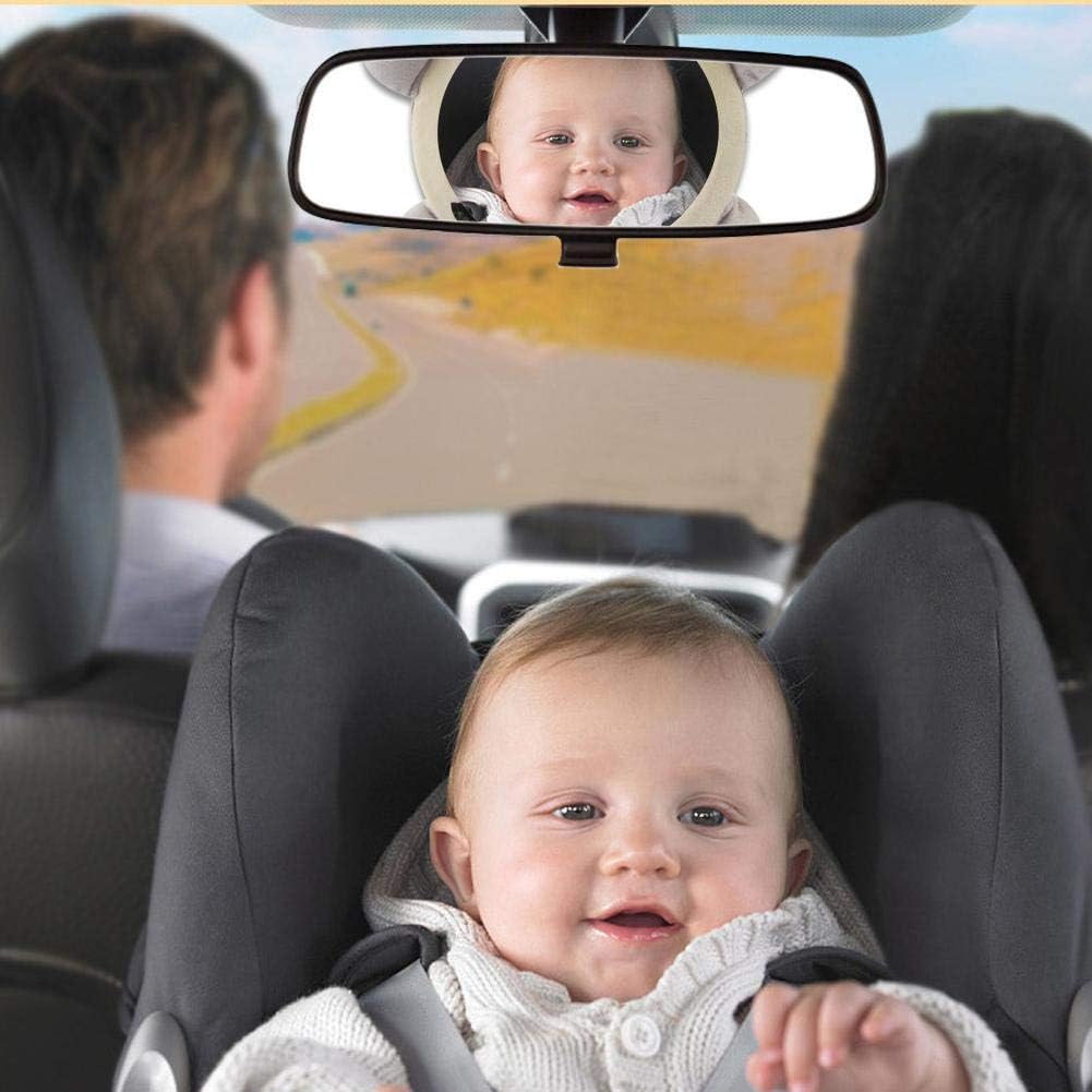 Pannow Retroviseur De Voiture Pour Bebe Face A Larriere En Peluche Avec Animal De Dessin Anime Pour Enfants Sieges Auto Et Accessoires Bebe Puericulture Dwteam In