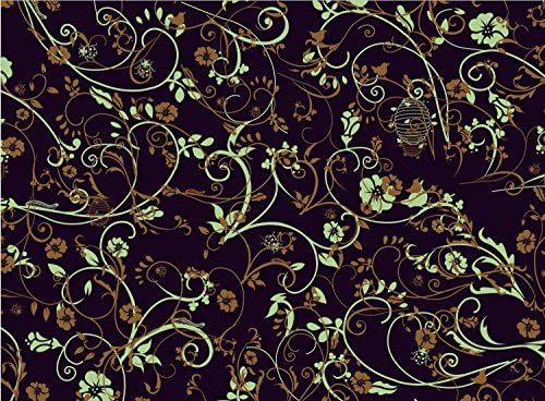 Chocolate Transfer Sheet, "Sylphides" Brown and Cream, 17 Sheets