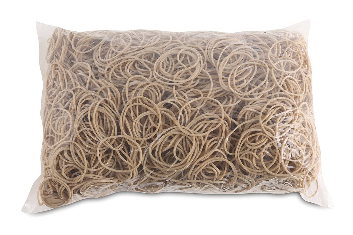 Rubber Bands OFFICE PRODUCTS Diameter 40mm 1,5x1,5mm 1000g Natural/Small Office Accessories/Type-Standard/Material-Rubber/Weight (g)-1000 / Colour-Natural/Size-1,5x1,5mm