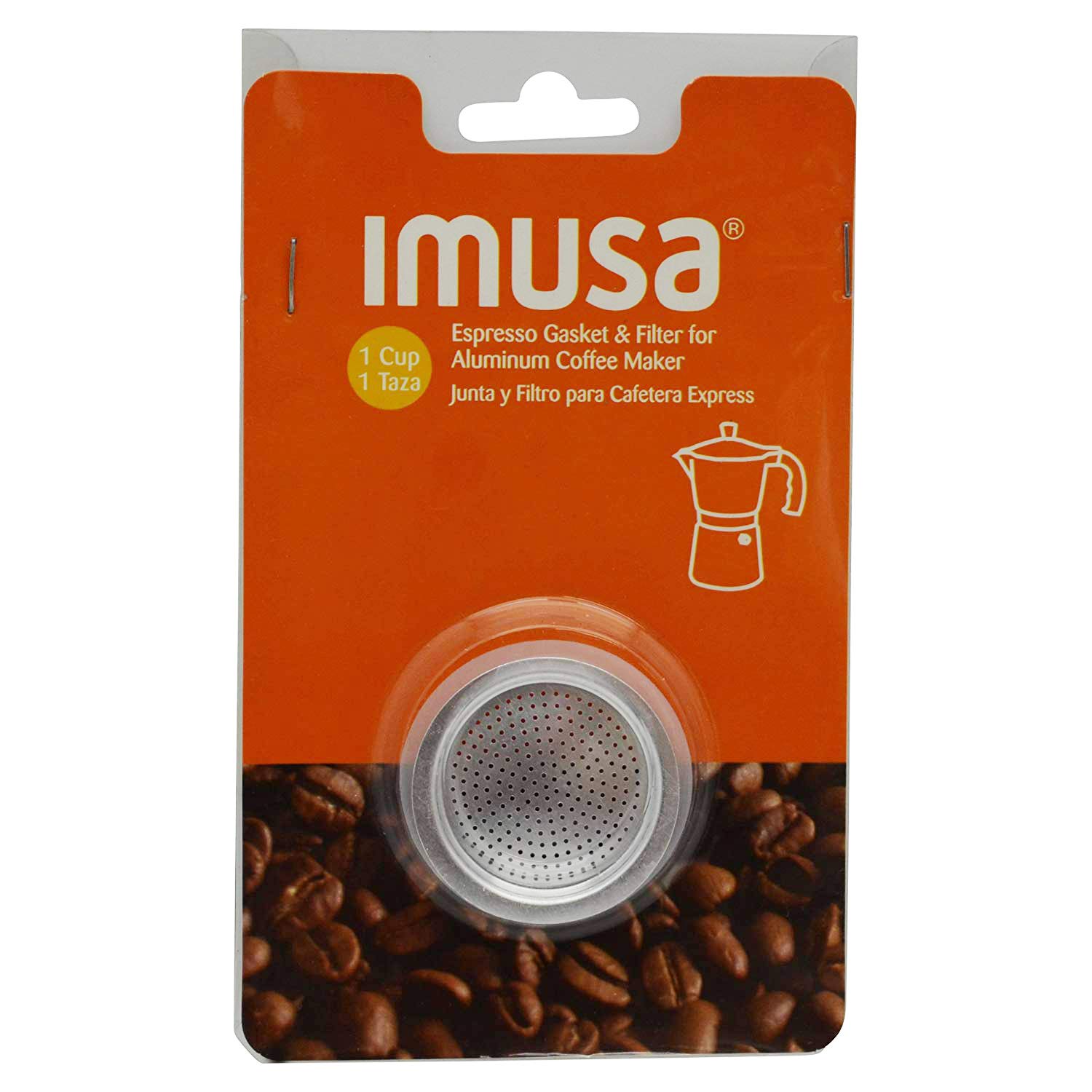 Imusa 6 Or 3cup Electric Espresso Maker, Red