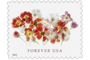 UNITED STATES POSTAL SERVICE USPS Tulips (Sheet of 20) Postage Forever Stamps Beauty Flowers Garden Love 2022 Scott #5681