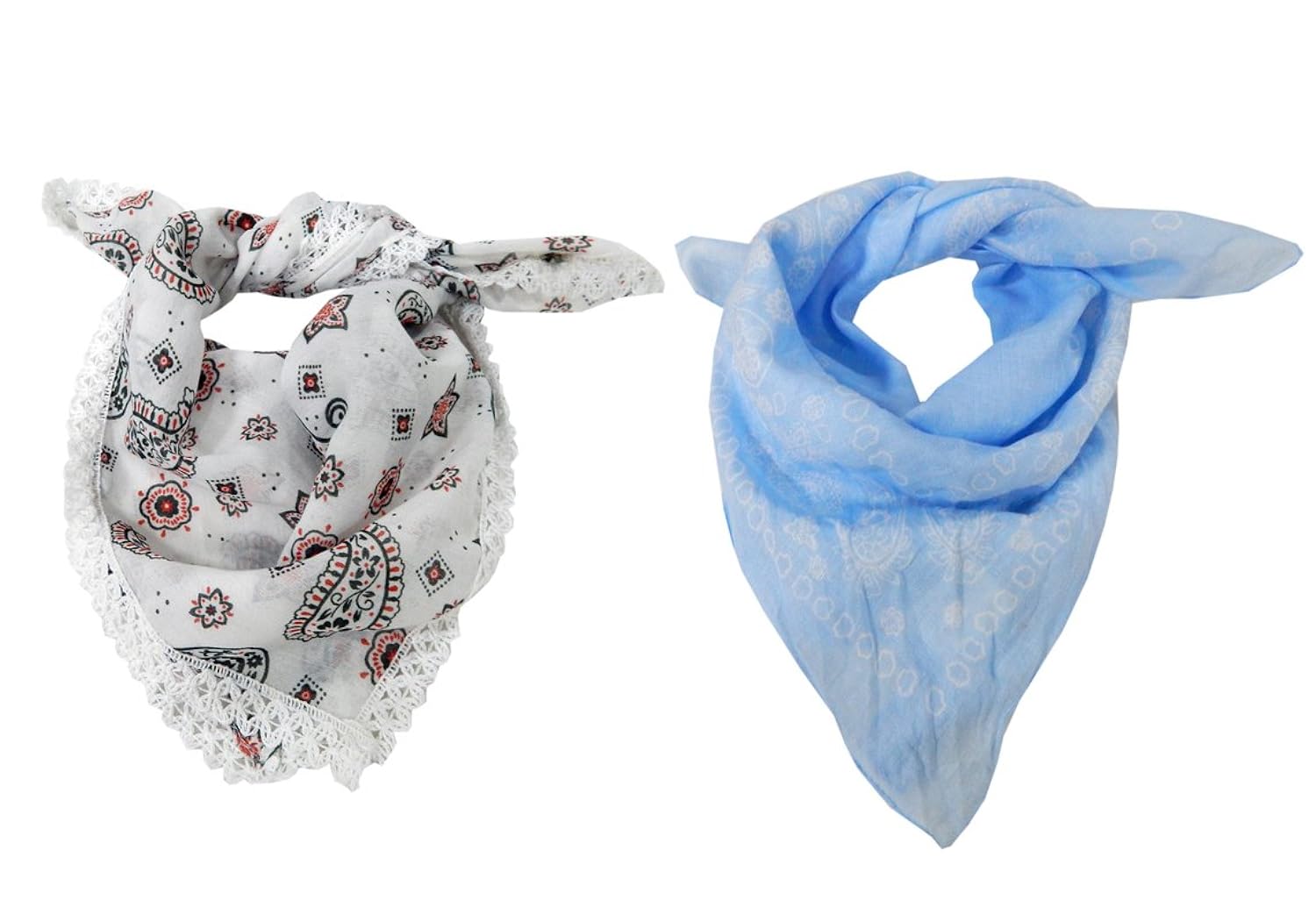 bollywood accessory pack of 2 bandana scarf neckwrap headwrap square scarf