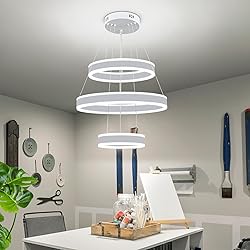 O'NEELDY Modern LED Chandeliers Adjustable Hanging