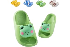 Fiedaz Kids Slides for Girls Boys Toddler Cloud Slides Animal Quick Drying Beach Slides Toddler Pool Shower Flip Flops Slippers