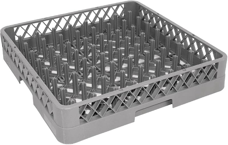 NISBETS Vogue Plate Dishwasher Rack Grey 100x500x500 mm Commercial Use