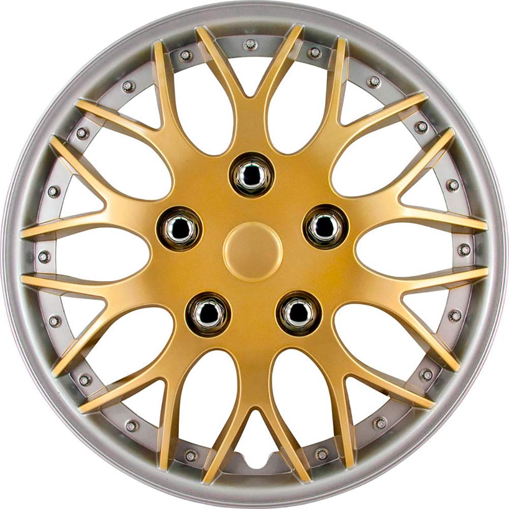 AutoStyle Set of 4 wheel covers Missouri 15-inch gold/silver rim