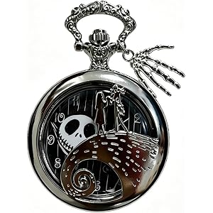 XINGASHUNA Pocket Watch Roman Numerals Quartz Pocket Watch with Accessories & Chain for Men Birthday Christmas Halloween Gift