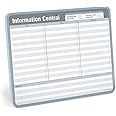 Knock Knock Information Central Paper Mouse Pad, to Do List Note Pad Tear Off Paper Mouse Pad, Info Central (Blue/Gray, Tear Off, 9.5 x 8-inches)