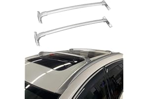 ANTS PART 2Pcs for 2015-2024 Nissan Murano Aluminum Roof Rack Cross Bar Top Rails Luggage Carrier (Silver)