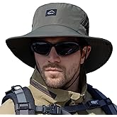 Sireck Fishing Hat, UPF50+ Wide Brim Sun Hat for Men Women, UV Protection Hiking Beach Bucket Hats Summer Safari Hat