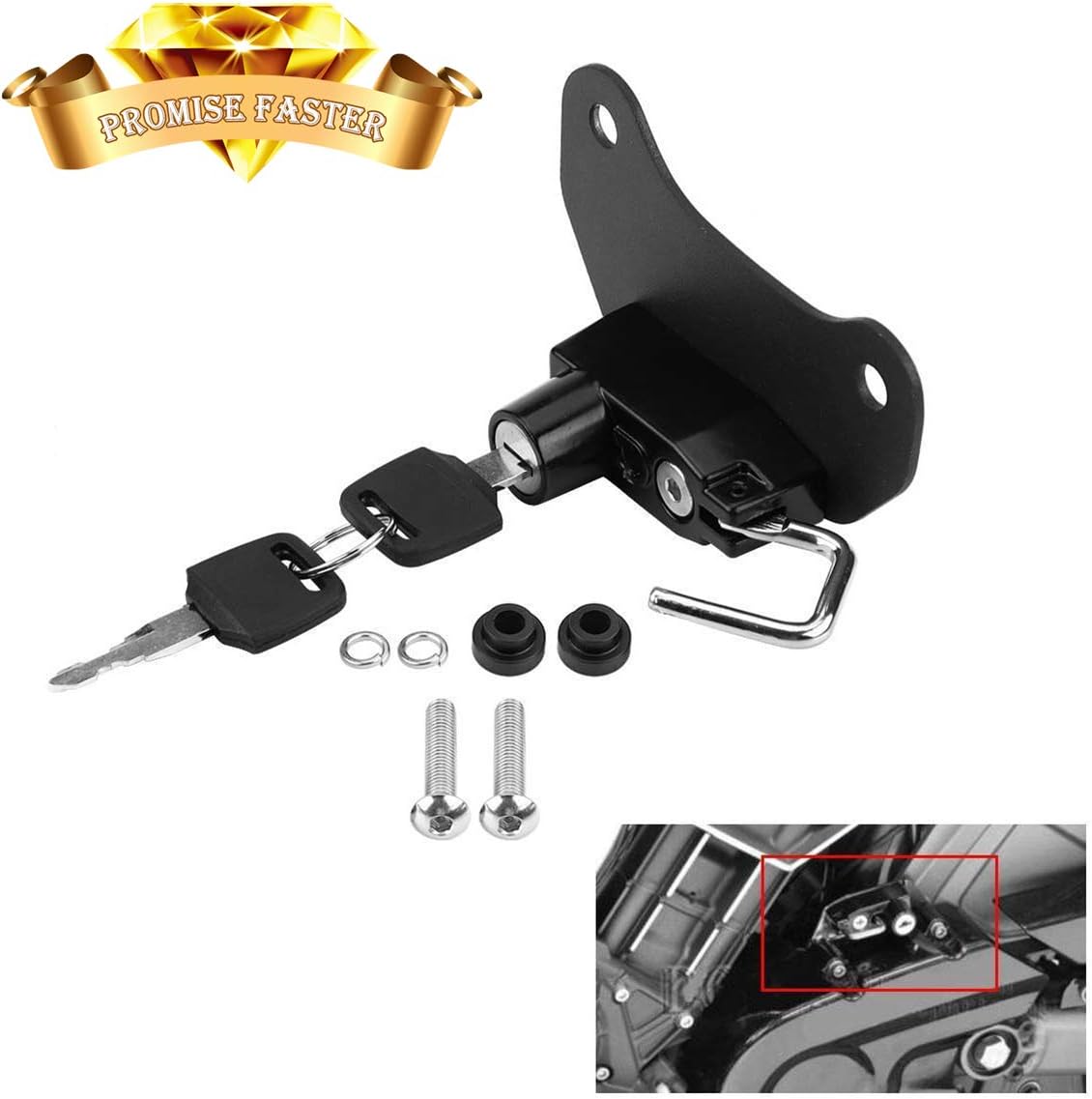 indian scout helmet lock