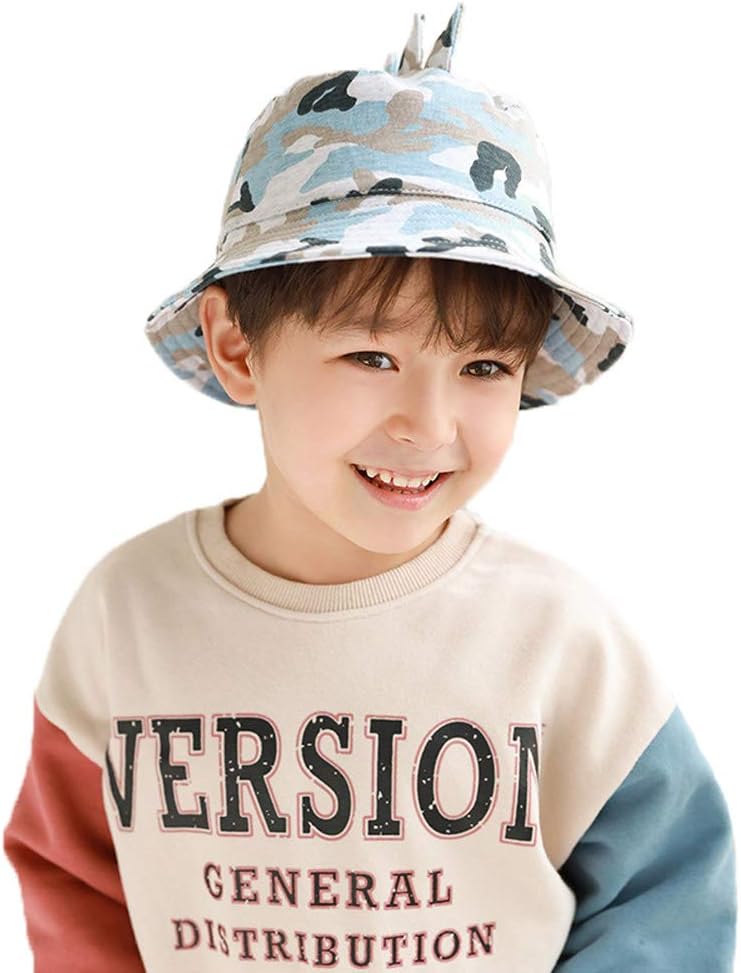 Vivobiniya Baby Boy Autumn hatsToddler Boy Bucket Hats Kid Sun Helmet 0