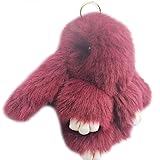jtkdxqs Soft Cute Bunny Keychain Artificial Rabbit