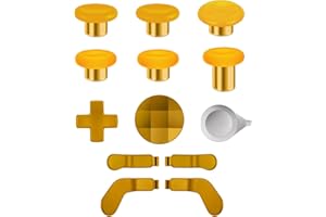 KOOWOD Accessories for Xbox Elite Controller Series 2 - 13 in 1 Replacement Paddles Thumbsticks Analog Sticks Joystick Parts Repair Kit Component Set with 2 D-Pads, 1 Tool