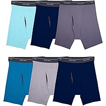 LGB BOXER SHORTS ➕ FORBIDDEN FRUIT BLK FRUIT OF THE LOOM 6 Boxers No Bunching Men's Size XL (40-42