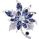 Brooches and Pins for Women Flower Brooch Crystal Pearl Brooch for Women's Brooches & Pins Fashion