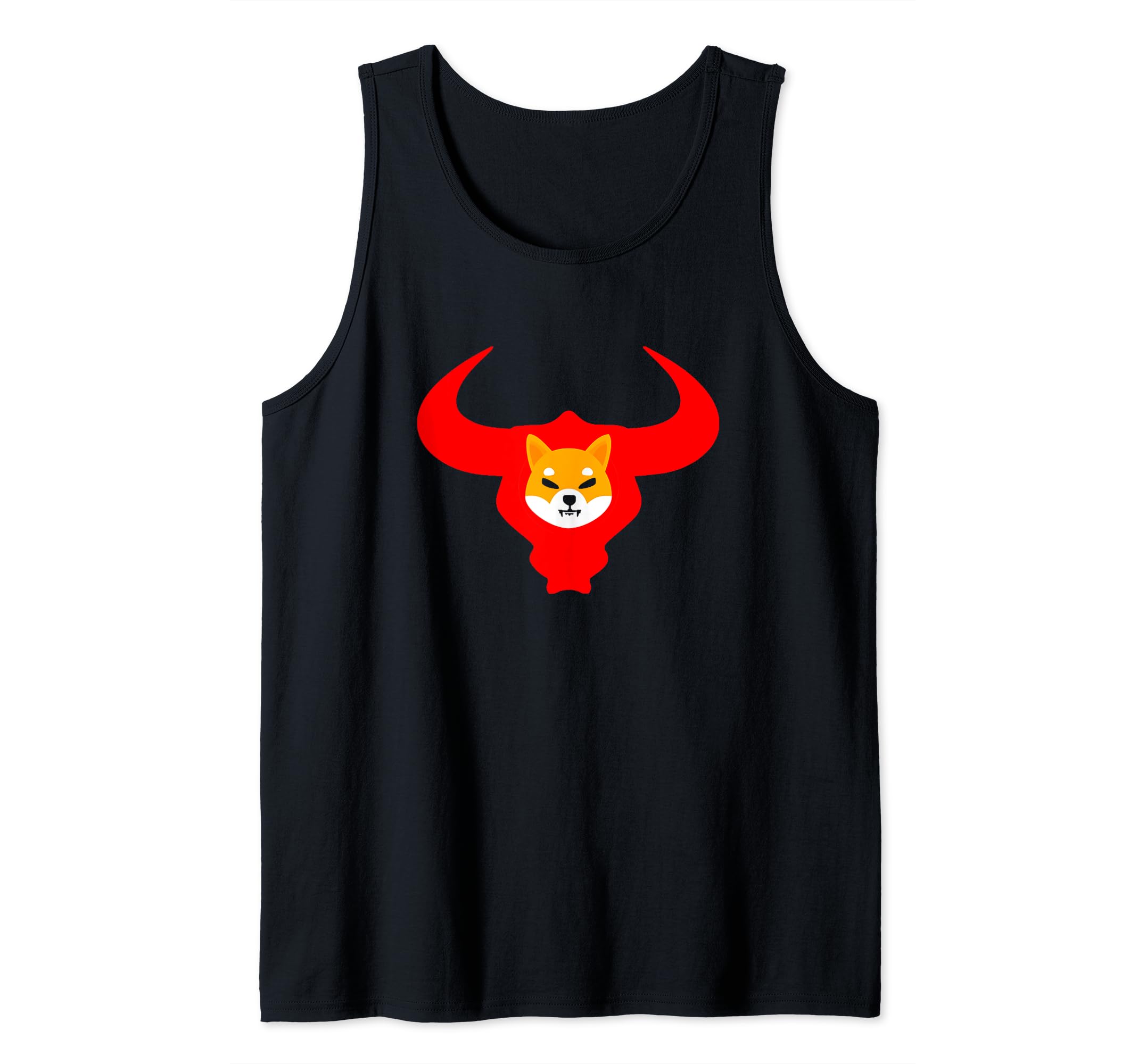 Shib Coin Bull Cryptocurrency Digital Currency Lover Hodler Tank Top
