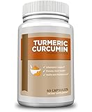 GS Supplements - Turmeric Curcumin for Anti-Inflammatory, Pain Relief, Antioxidant Supplement, 600 mg, 60 Capsules