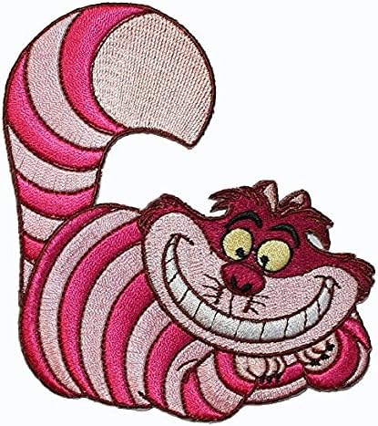 Alice in Wonderland Cheshire Cat embroidered Patch SEW/IRON on