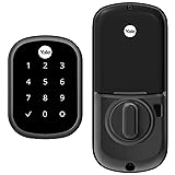 Yale Assure Deadbolt Lock, Black Suede Keyless