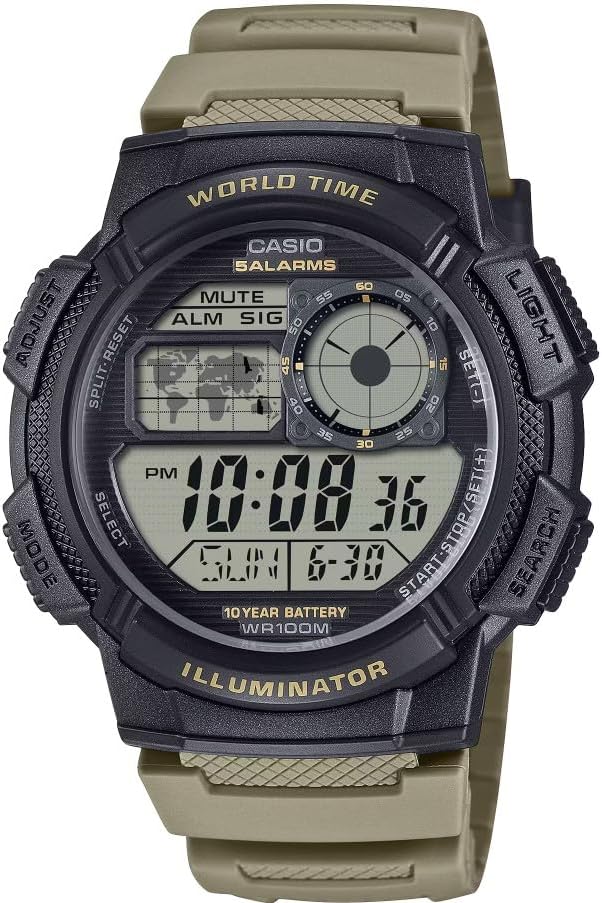 Amazon.com: Casio Men's Quartz 10-Year Battery 200M Water