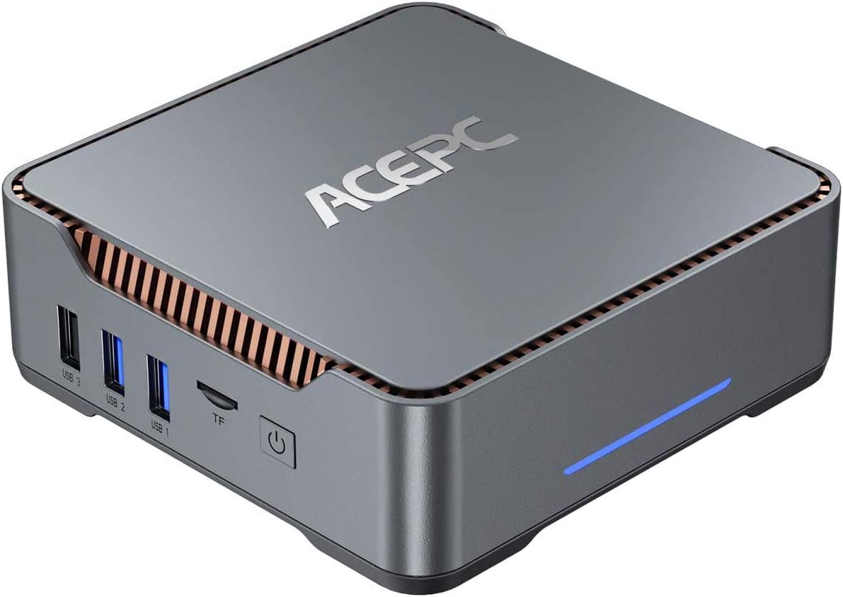 Mini PC,Intel Celeron J4125,8GB RAM+120GB ROM,Windows 10 Pro(64bit
