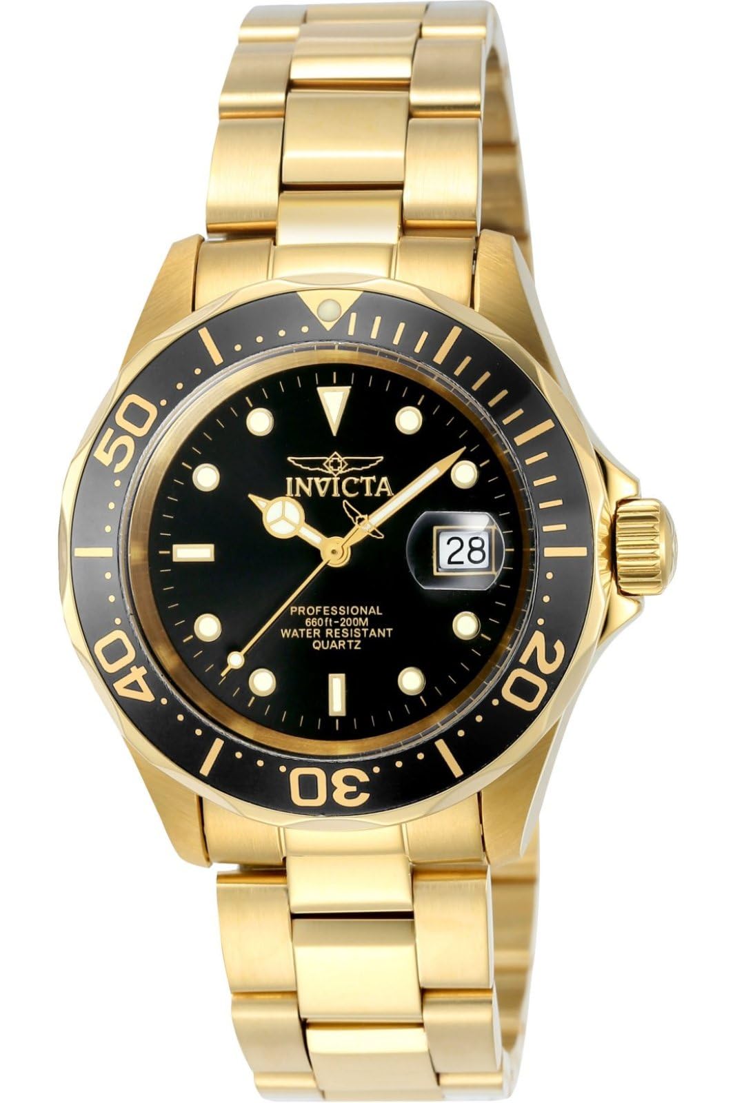 Invicta Pro Diver 9311 Men's Watch - Waterproof - Analogue - Quartz Movement - stainless steel with black dial - 40mm — image 1