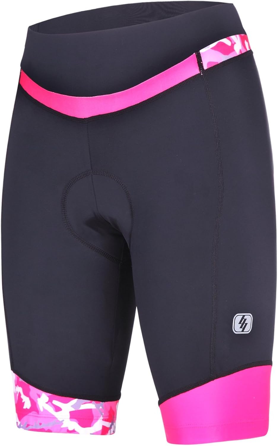 Women's Cycling Shorts With 3D Padded Bike Shorts With Reflective Elements: Sports & Outdoors