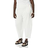 Amazon Essentials Women's Terry Cotton & Modal Barrel-Leg Sweatpant (Previously Daily Ritual)