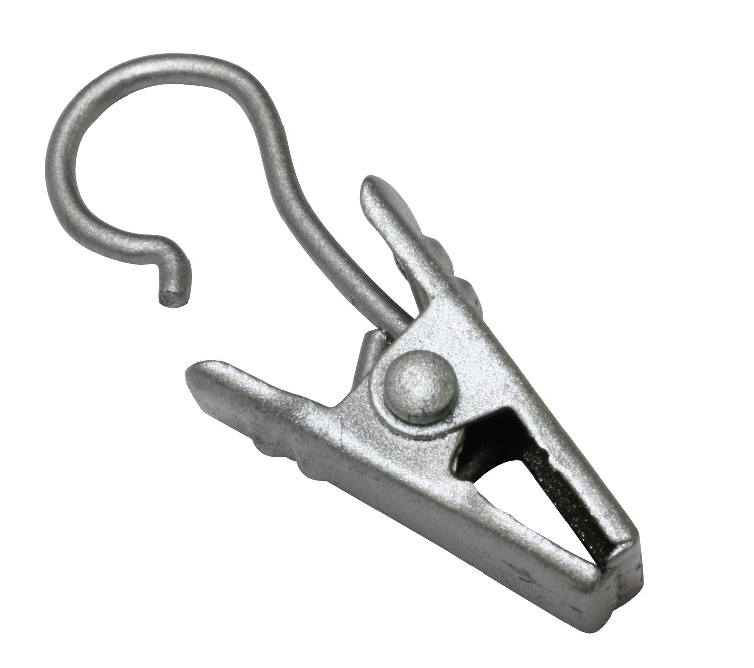Gardinia Clip Hook Metal Matte Silver, Alloy Steel, Nicht Zutreffend