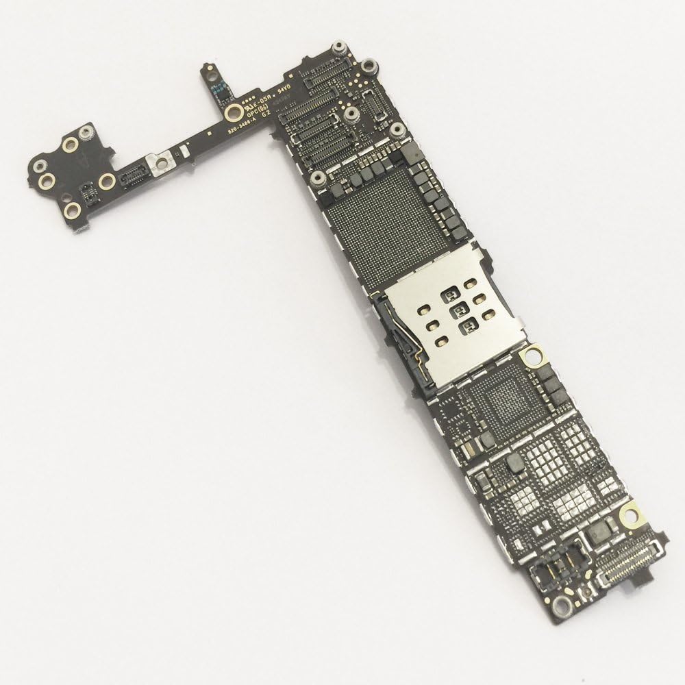 Incomplete Motherboard Board without IC with Basic Component SIM Card Tray Fix Replacement Repair Parts for iPhone 6 6G 4.7 Inch