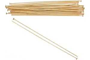 FINDINGKING 25 14K Gold Filled Headpins Jewelry 24 Ga 2 Inches New