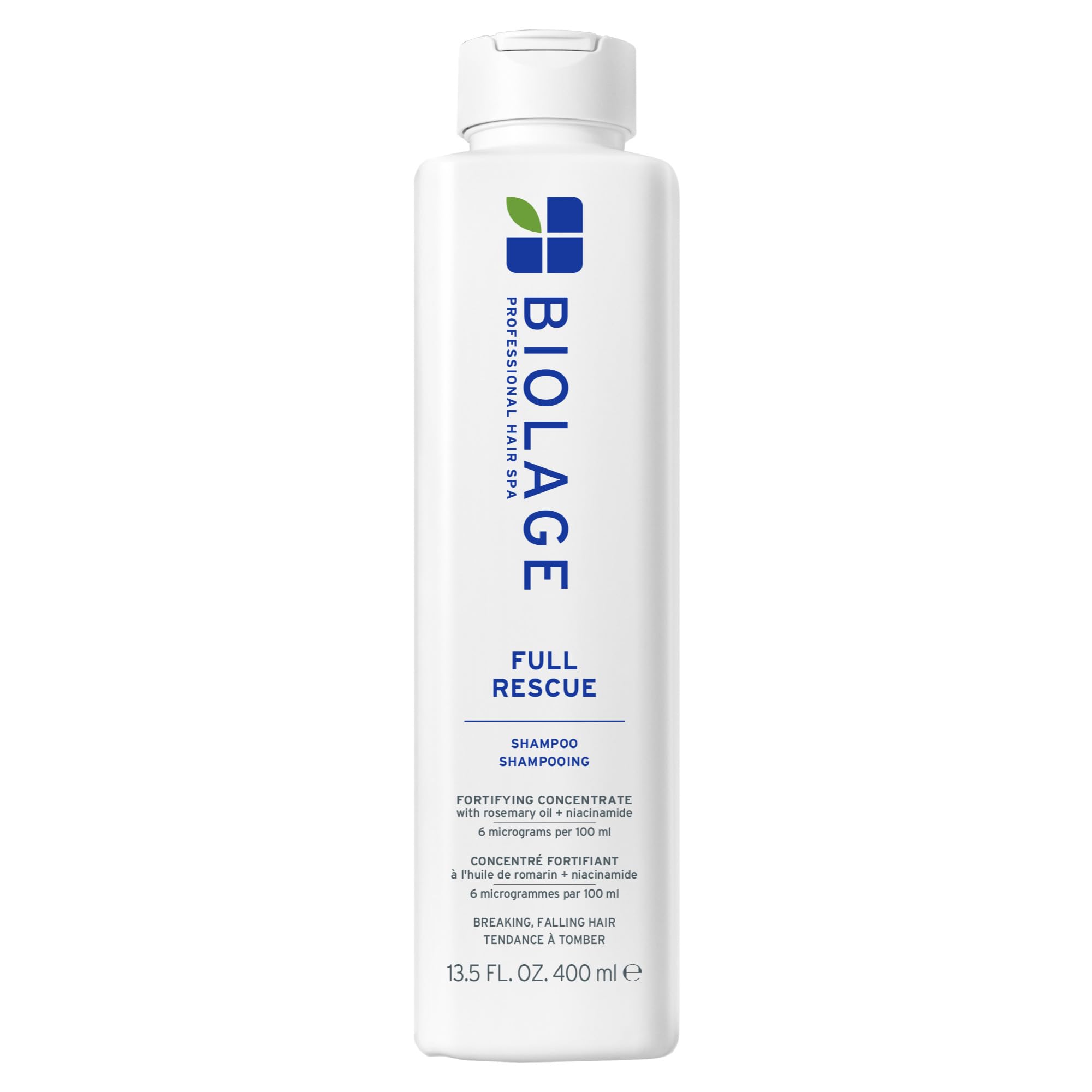 Photo 1 of BIOLAGE Full Rescue Shampoo for Thin Hair - Fortifies, Instantly Fuller-Looking, Rosemary Oil & Niacinamide, Vegan & Cruelty-Free, 13.5 Fl Oz