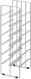 blomus 68486 Pilare Weinflaschenregal für 12 Flaschen, stahl matt vernickelt
