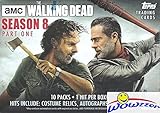 2018 Topps AMC The Walking Dead Season 8 EXCLUSIVE HUGE Factory Sealed Retail Box with Autograph, Relic, Patch or Sketch Card! Brand New! EVERY PACK includes One Insert & One Parallel! Loaded !