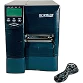 Zebra ZM400 Thermal Transfer Label Barcode Printer Ethernet USB Serial Parallel ZM400-2011-0100T, Bundle with Power Cable (Renewed)