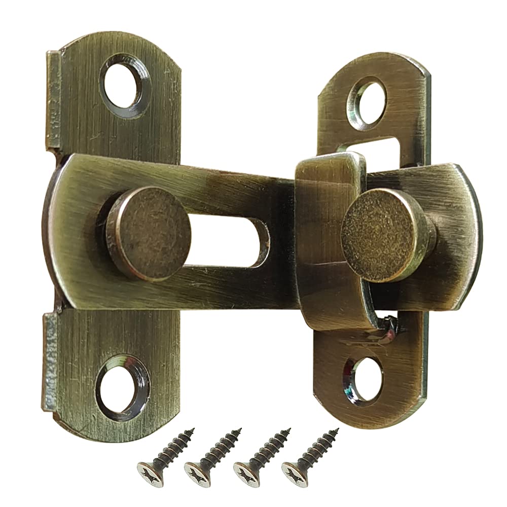 KAFENDA Barn Door Lock 90 Degree Right Angle Door Latch Sliding Door Locks and Latches