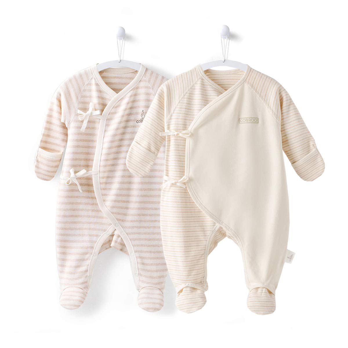 baby pajamas with built in mittens