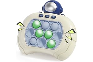 OLLOIIG Quick Push Sensory Fidget Toys for Kids Adults, Handheld Puzzle Game, Fast Push Travel Toys, Xmas Birthday Gift for Boys Girls (Astronaut Green Light)