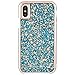 Case-Mate iPhone X Case - Karat Turquoise - Rose Gold Elements - Slim Protective Design for Apple iPhone 10 - Turquoise