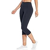 Bally Total Fitness Womens High Rise Tummy Control Capri Legging