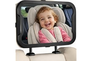 Zacro Baby Car Mirror, Shatter-Proof Acrylic Baby Mirror for Car, Rearview Baby Mirror-Easily to Observe The Baby's Every Mov
