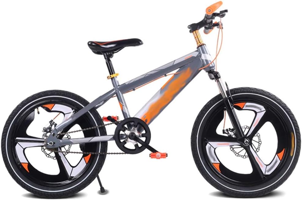 Axdwfd Kids Bike Children's Bicycle, 16/18/20 Inch Mountain Student Bike with Disc Brakes and Shocking Single Speed Kids Bike