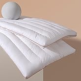 TDVCNUVD 1 Packs Flat Pillows for Sleeping Thin, 2.5 inch Height Ultra Thin Pillows,100% Cotton Slim Bed Pillows for Stomach Sleeper,Standard Size - 18x26 in - 1pcs