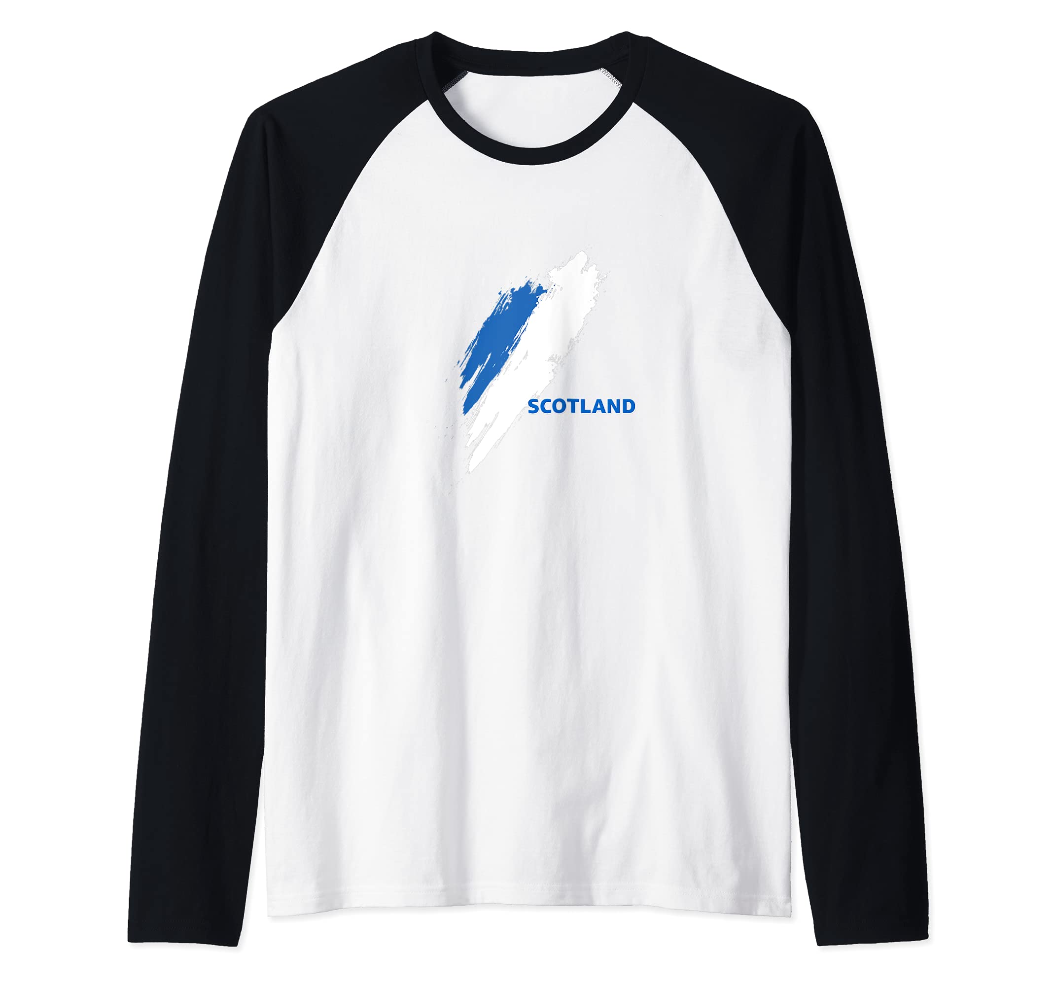 Flag Scotland Raglan Baseball Tee