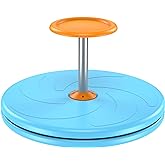 Spinner-X Seated Spinner Sensory Toy, Sit Spinner Sit and Spin Bigger Size and Durable Material for Kids- Ages 3 and up (Blue