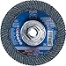 PFERD Polifan PSF Abrasive Flap Disc, Large Radius, Radial Shape, Threaded Hole, Phenolic Resin Backing, Zirconia Alumina, 5