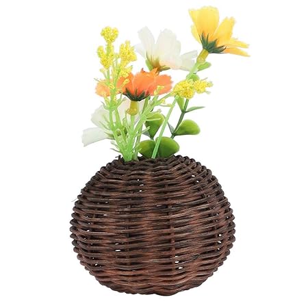 Planta de simulación de ratán natural Imán de nevera Decoración ...